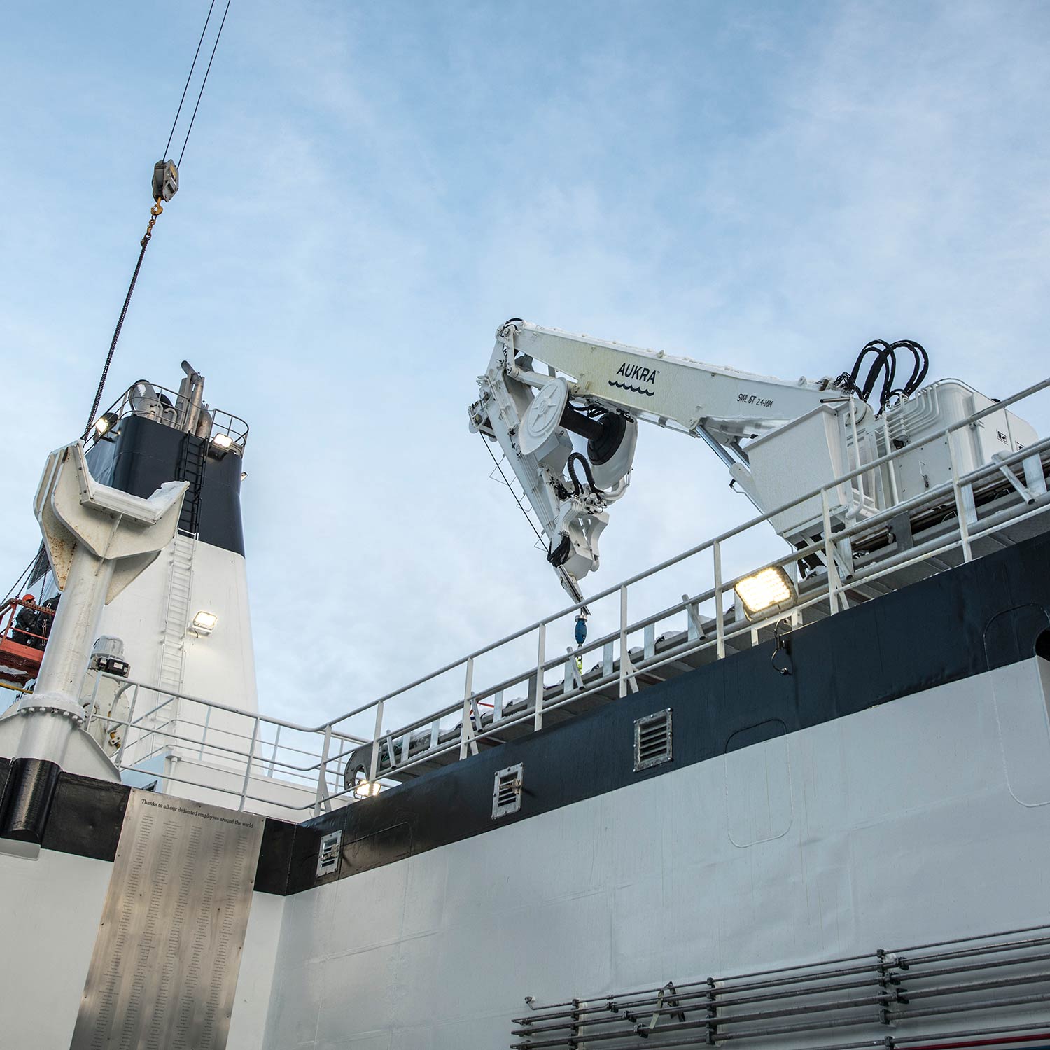 Aukra Maritime crane fisheries